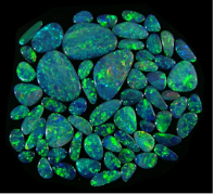 Solid opal manufactured into Doublets Solid opal manufactured into Doublets