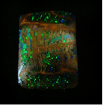 Solid opals of the ironstone matrix variety from Queensland Solid opals of the ironstone matrix variety from Queensland
